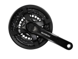 Kľuky Shimano TY501 42/34/24z. 170mm čierne s krytom