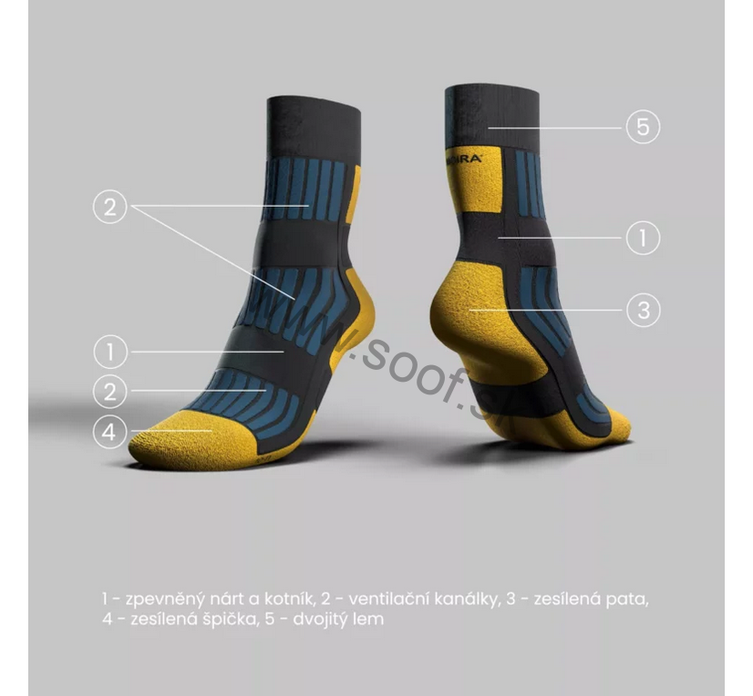 Ponožky MOIRA TREK