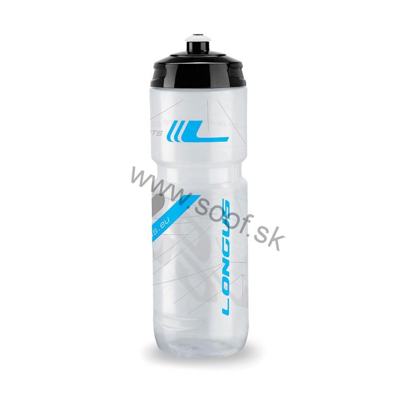 Fľaša Longus TESA 800ml číra/modrá