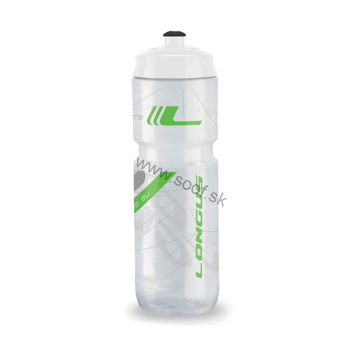 Fľaša Longus TESA 800ml číra/zelená