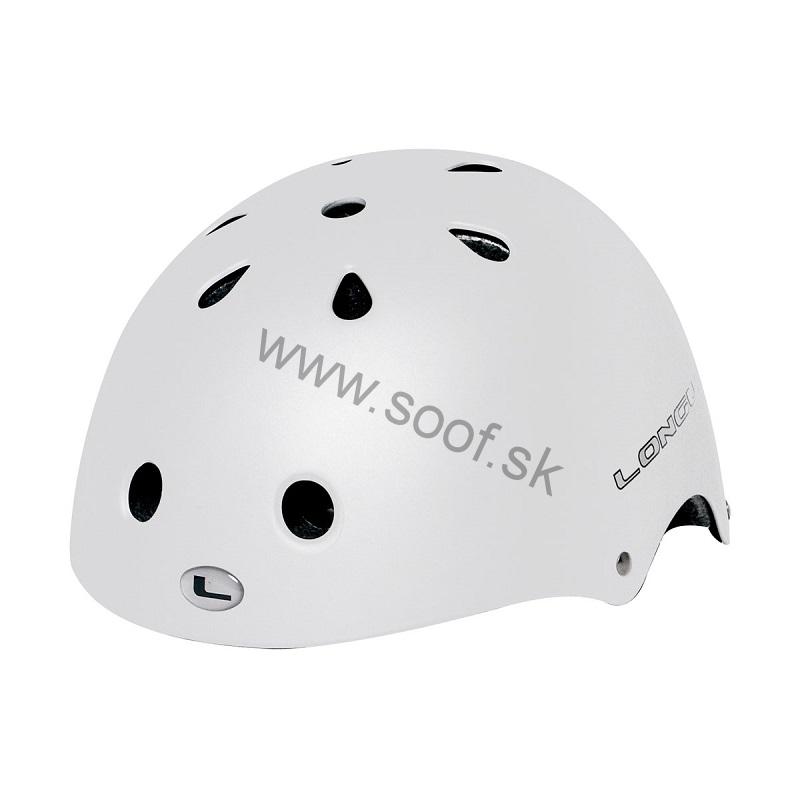 Prilba BMX biela