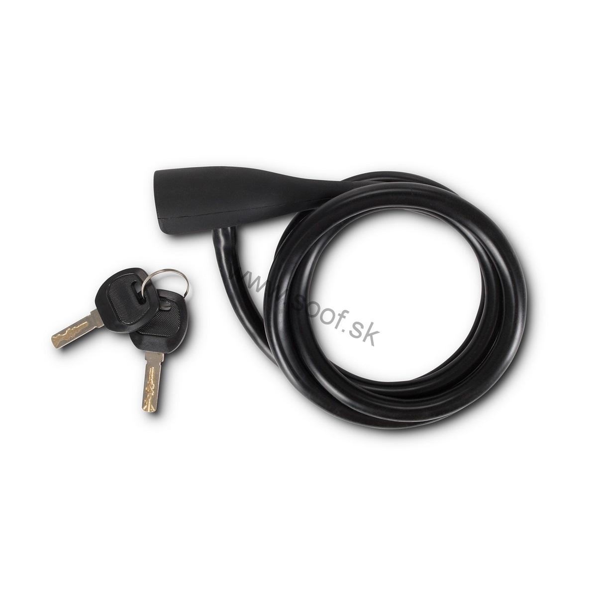 Zámok RFR Spiral Cable Lock 10 x 1300mm čierny