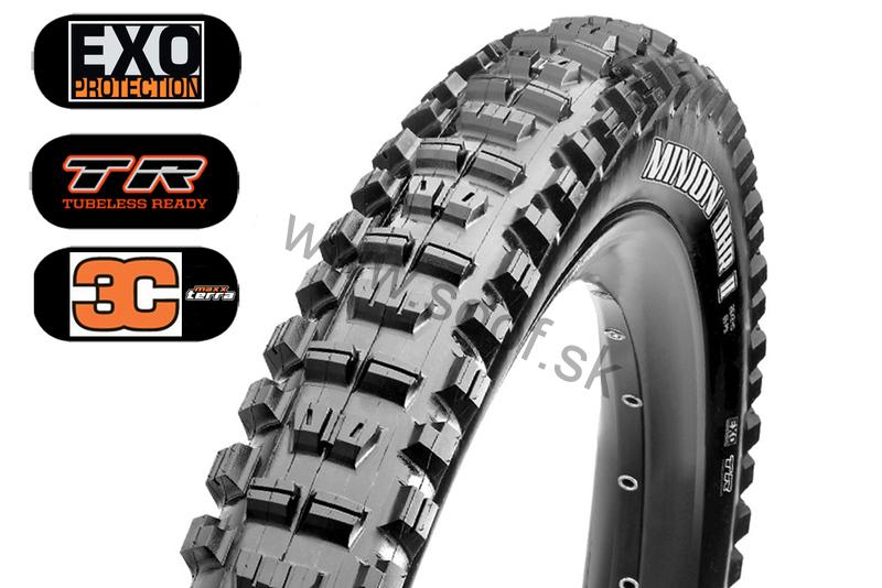 Plášť Maxxis Minion DH R II 29x2,60 WT kevlar EXO TR 120 TPI 3C Maxx Terra