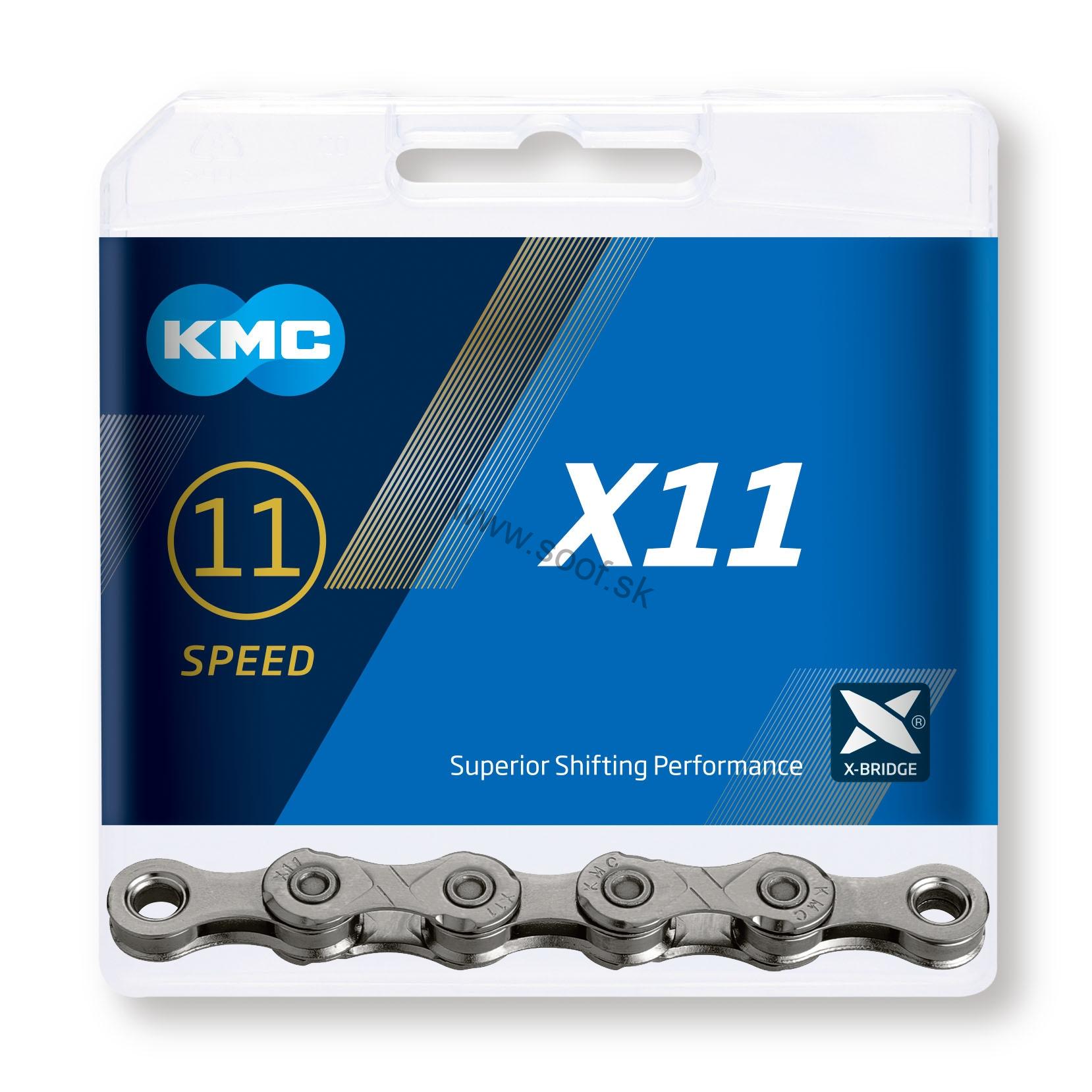 Reťaz KMC X11 Grey, 11 Speed