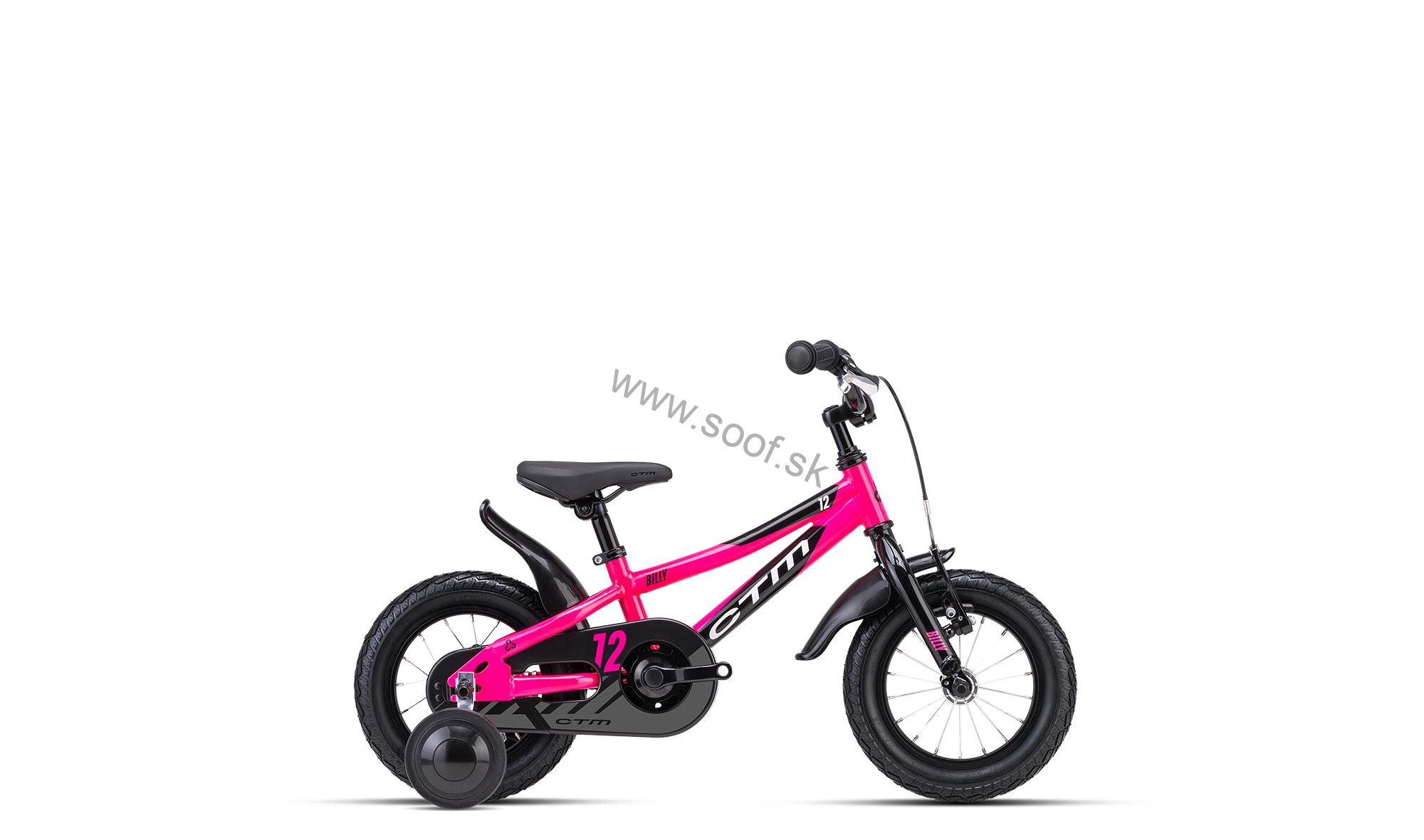 CTM BILLY ružová / čierna 12"