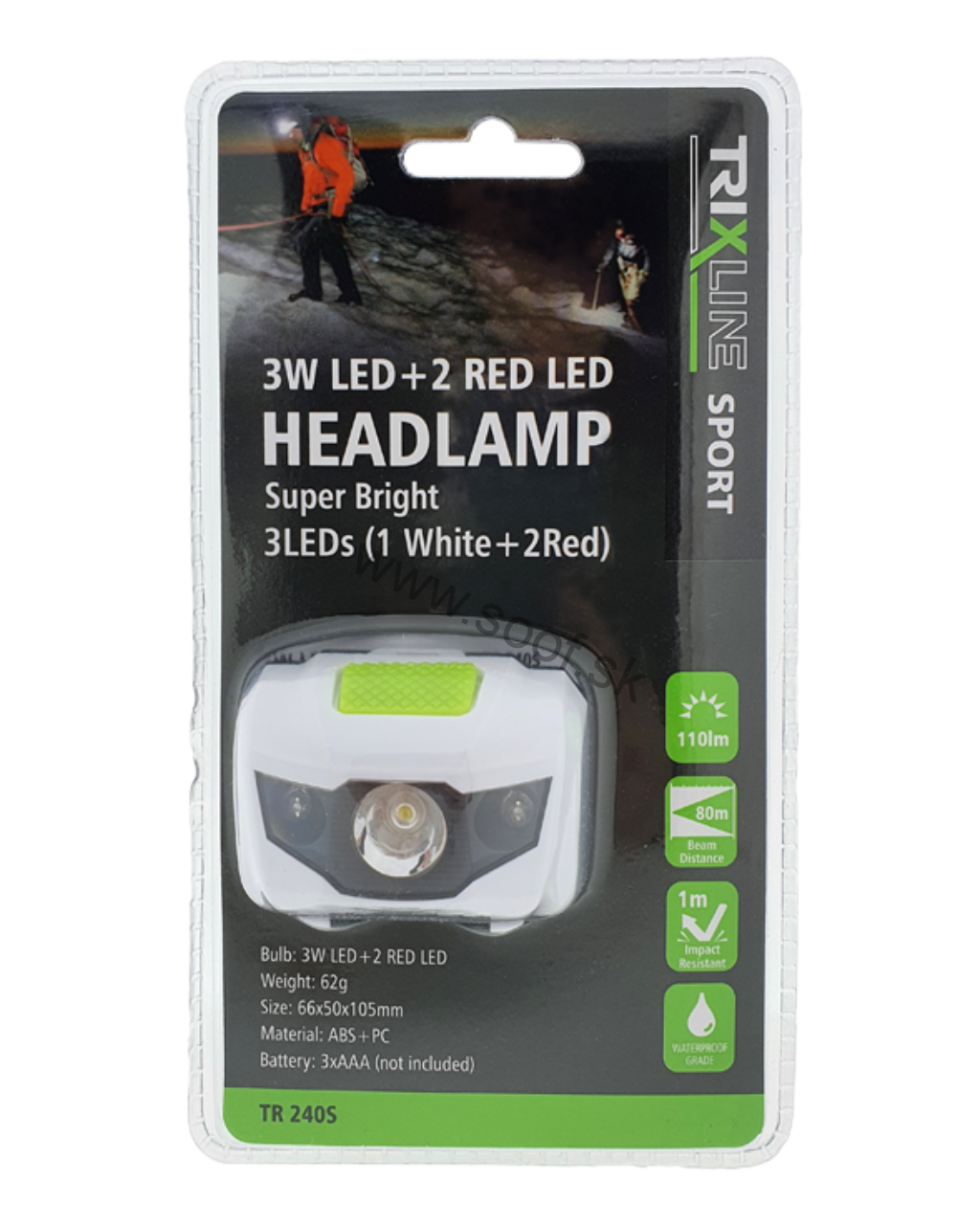 LED Čelovka TRIXLINE TR 240S 