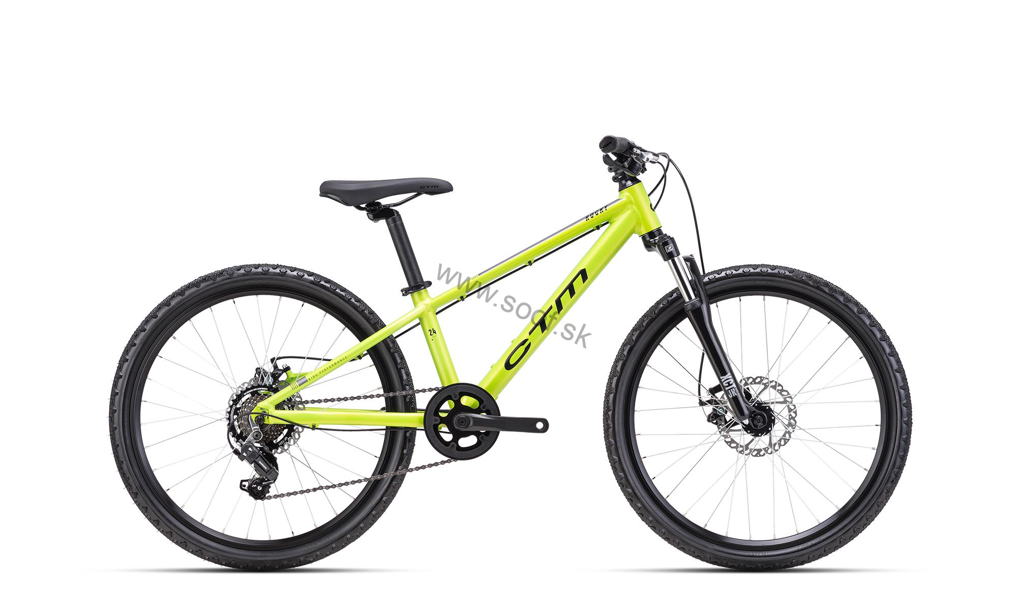 CTM ROCKY 3.0 modrá limetková 24"