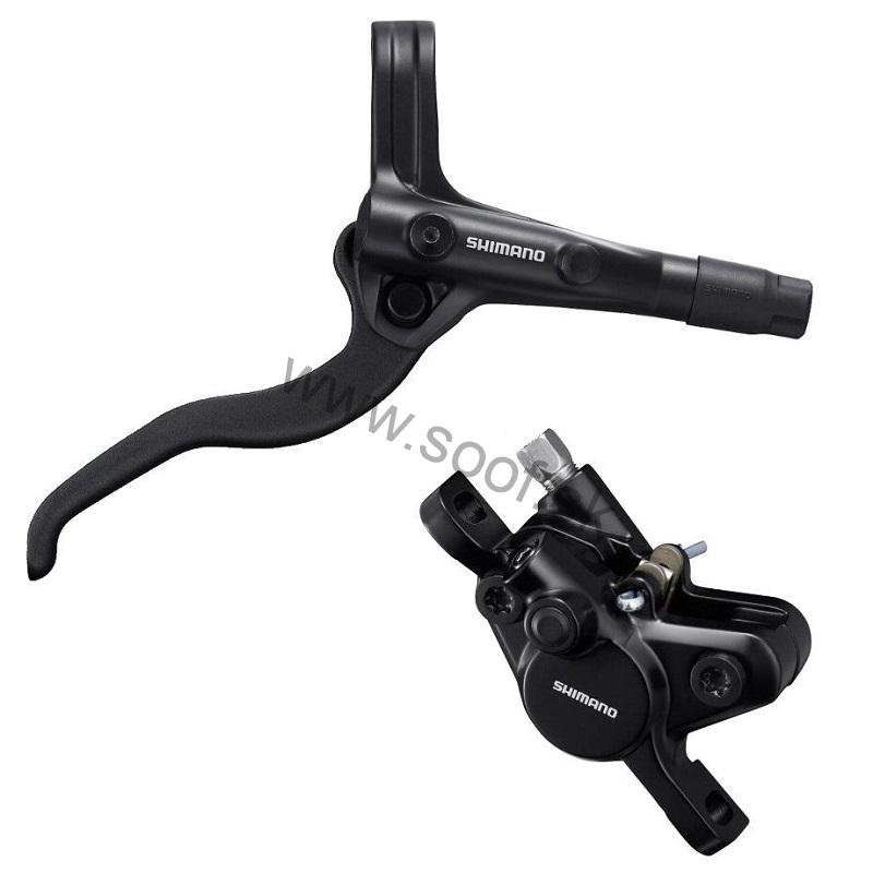 Shimano brzda hydr. MT400 čierna + plat. B01S