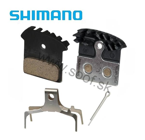 Brzdové platničky Shimano J04C Metal s chladením