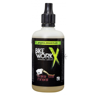Minerálny olej BikeWorkx do kotúčových bŕzd 100ml.