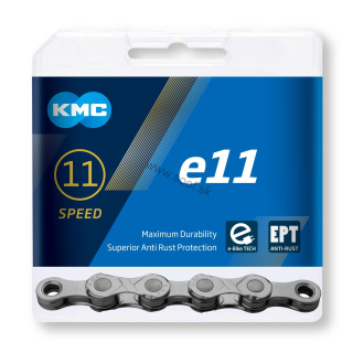 Reťaz KMC e11 ETP pre elektrobicykle, 11 Speed
