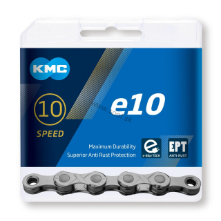Reťaz KMC e10 ETP pre elektrobicykle, 10 Speed