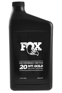 Olej FOX Fork Fluid 20 WT Gold, 946ml