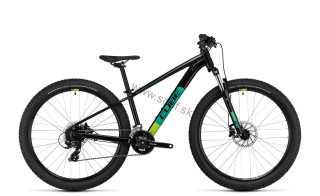 Juniorský bicykel CUBE ACID 260 Disc black´n´green 2023