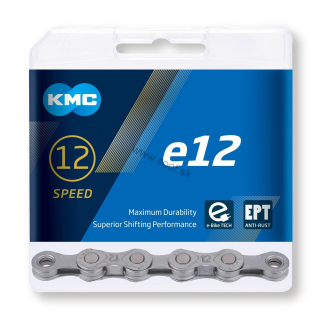 Reťaz KMC e12 ETP pre elektrobicykle, 12 Speed